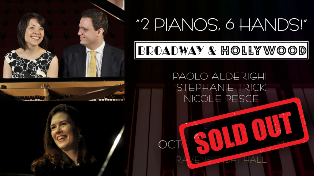 2 pianos 6 hands 3pm sold out